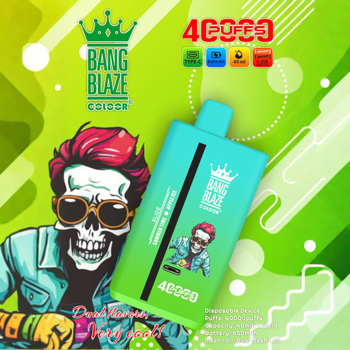 Bang Blaze 40K – 40,000 Puffs Disposable Vape with Dual Mesh Coil – Image 11