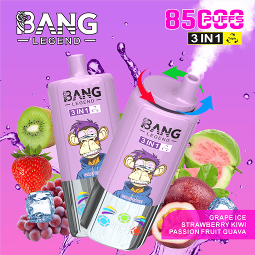 Bang Legend 85K Disposable Vape –85000 Puffs | Power Meets Flavor - Imagen 2