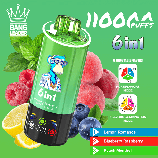 Bang Leader 110K Disposable Vape | Smart Screen & Dual Mesh Power - Afbeelding 6