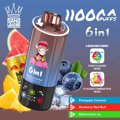 Bang Leader 110K Disposable Vape | Smart Screen & Dual Mesh Power - Afbeelding 8