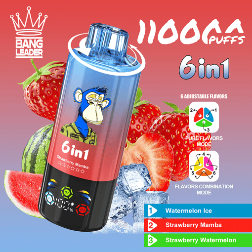 Bang Leader 110K Disposable Vape | Smart Screen & Dual Mesh Power - Afbeelding 11