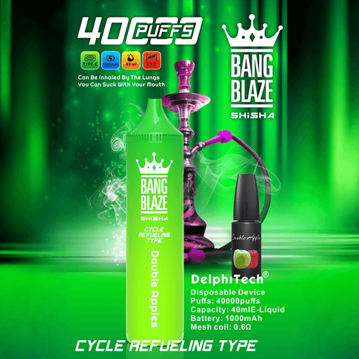 Bang Blaze 40K Oil Disposable Vape – 40,000 Puffs | Mesh Coil | 12 Premium Flavors - Image 5