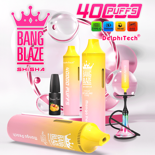 Bang Blaze 40K Oil Disposable Vape – 40,000 Puffs | Mesh Coil | 12 Premium Flavors - Image 6