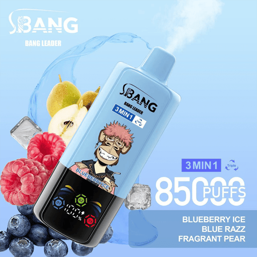 Bang Leader 85K Disposable Vape | 3-in-1 Smart System | 3 Oil Tanks | 12 Flavors | 85,000 Puffs Mega Device - Imagen 4