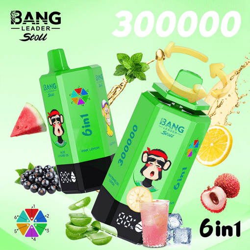Bang Leader Stoll 300K EU Disposable Vape | 300,000 Puffs 6-in-1 Multi-Flavor | EU Warehouse Shipping - Afbeelding 11