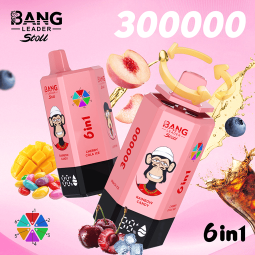 Bang Leader Stoll 300K EU Disposable Vape | 300,000 Puffs 6-in-1 Multi-Flavor | EU Warehouse Shipping - Afbeelding 4