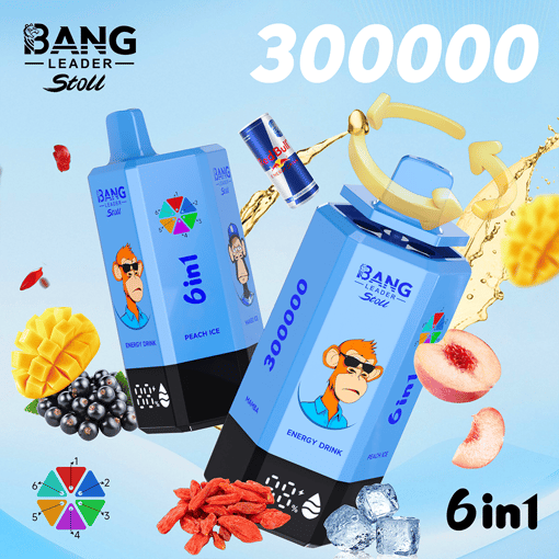 Bang Leader Stoll 300K EU Disposable Vape | 300,000 Puffs 6-in-1 Multi-Flavor | EU Warehouse Shipping - Afbeelding 13