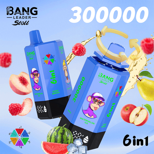 Bang Leader Stoll 300K EU Disposable Vape | 300,000 Puffs 6-in-1 Multi-Flavor | EU Warehouse Shipping - Afbeelding 8