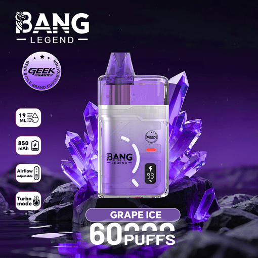 Bang Legend Geek 60K Refillable Disposable Vape – 60,000 Puffs | Refillable E-Liquid | Premium Flavor Performance – Image 10