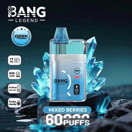 Bang Legend Geek 60K Refillable Disposable Vape – 60,000 Puffs | Refillable E-Liquid | Premium Flavor Performance – Image 3