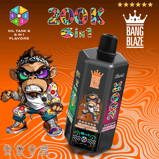 Bang Blaze 200K Disposable Vape – 200,000 Puffs | Ultra Long-Lasting | Premium Multi-Flavor Experience – Image 8