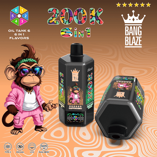 Bang Blaze 200K Disposable Vape – 200,000 Puffs | Ultra Long-Lasting | Premium Multi-Flavor Experience – Image 9