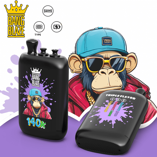 Bang Blaze 140K Disposable Vape | 140,000 Puffs | 3in1 Flavor System | Rechargeable High-Capacity Device - Image 12