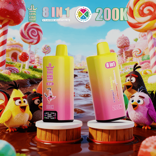 Bang King 200K 8-in-1 Disposable Vape – 200,000 Puffs Multi-Flavor Device with Rechargeable Battery – Image 9