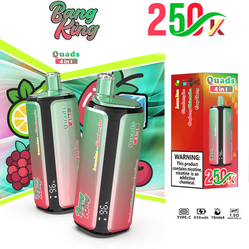 Bang King 250K 4-in-1 Disposable Vape – 250000 Puffs | Switching tastes – Image 4