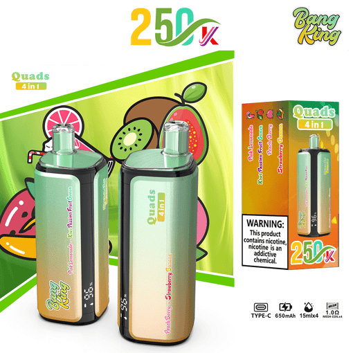 Bang King 250K 4-in-1 Disposable Vape – 250000 Puffs | Switching tastes – Image 7