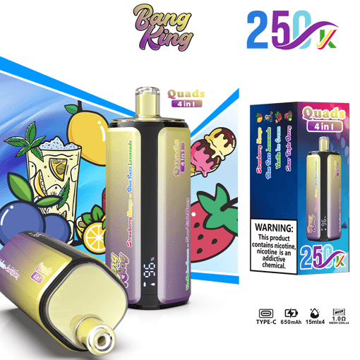 Bang King 250K 4-in-1 Disposable Vape – 250000 Puffs | Switching tastes – Image 8
