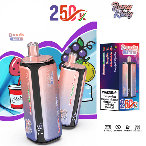 Bang King 250K 4-in-1 Disposable Vape – 250000 Puffs | Switching tastes – Image 9