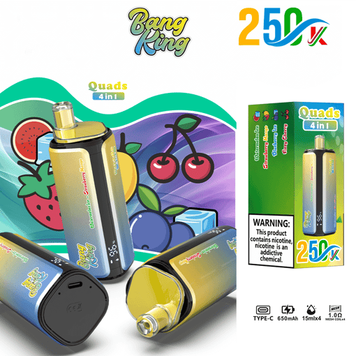 Bang King 250K 4-in-1 Disposable Vape – 250000 Puffs | Switching tastes – Image 11