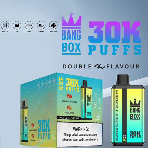 Bang Box 30K 2-in-1 Disposable Vape – 30,000 Puffs | Dual Flavor Switch | Compact Rechargeable Vape – Image 10