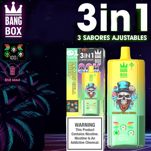 Bang Box 80K 3-in-1 Disposable Vape – 80,000 Puffs | Triple Flavor System | Rechargeable Mesh Coil - Image 3