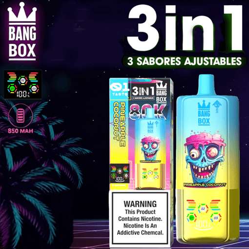 Bang Box 80K 3-in-1 Disposable Vape – 80,000 Puffs | Triple Flavor System | Rechargeable Mesh Coil - Image 5