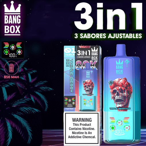 Bang Box 80K 3-in-1 Disposable Vape – 80,000 Puffs | Triple Flavor System | Rechargeable Mesh Coil - Image 10
