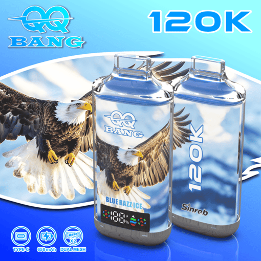 QQ Bang 120K Disposable Vape – 120,000 Puffs | Rechargeable Mesh Coil | Premium Single Flavor Vape - Image 3