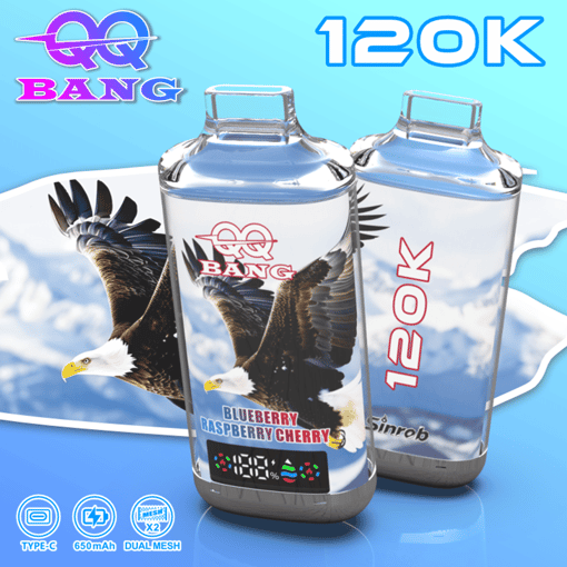 QQ Bang 120K Disposable Vape – 120,000 Puffs | Rechargeable Mesh Coil | Premium Single Flavor Vape - Image 4