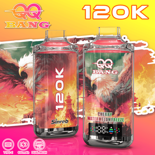 QQ Bang 120K Disposable Vape – 120,000 Puffs | Rechargeable Mesh Coil | Premium Single Flavor Vape - Image 6