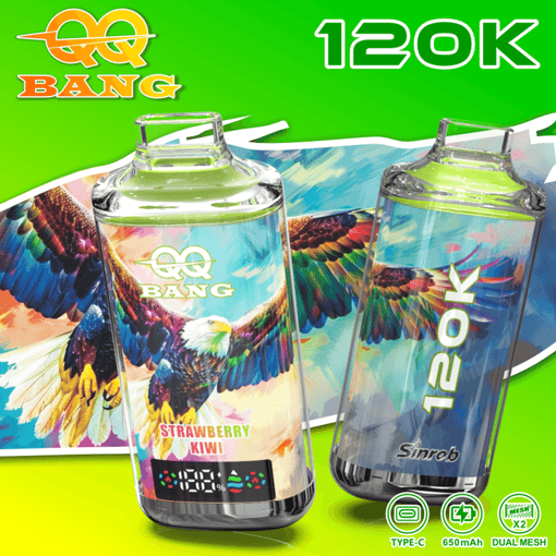 QQ Bang 120K Disposable Vape – 120,000 Puffs | Rechargeable Mesh Coil | Premium Single Flavor Vape - Image 11