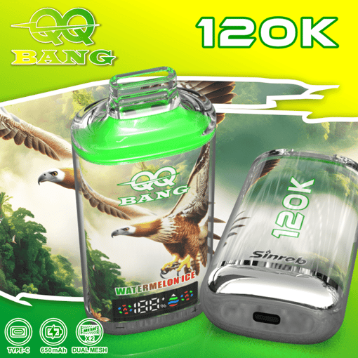QQ Bang 120K Disposable Vape – 120,000 Puffs | Rechargeable Mesh Coil | Premium Single Flavor Vape - Image 12