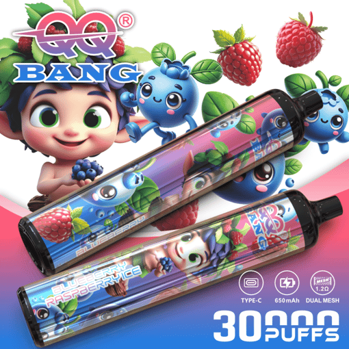 QQ Bang 30K Disposable Vape – 30,000 Puffs | Crystal Pen Design | Pure Flavor Mesh Coil Vape - Image 2