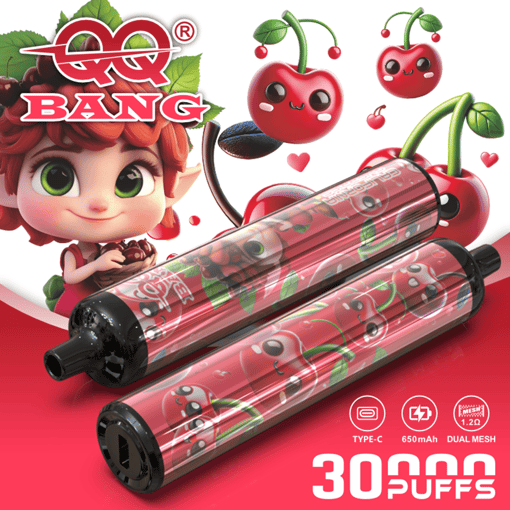 QQ Bang 30K Disposable Vape – 30,000 Puffs | Crystal Pen Design | Pure Flavor Mesh Coil Vape - Image 3