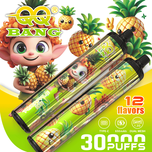 QQ Bang 30K Disposable Vape – 30,000 Puffs | Crystal Pen Design | Pure Flavor Mesh Coil Vape - Image 9