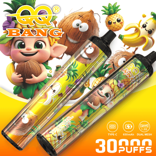 QQ Bang 30K Disposable Vape – 30,000 Puffs | Crystal Pen Design | Pure Flavor Mesh Coil Vape - Image 12