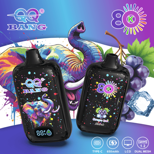 QQ Bang 80K Disposable Vape – 80,000 Puffs | Rechargeable Mesh Coil | Premium Single Flavor Vape - Image 6