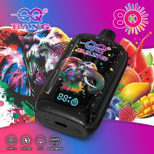 QQ Bang 80K Disposable Vape – 80,000 Puffs | Rechargeable Mesh Coil | Premium Single Flavor Vape - Image 10