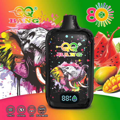 QQ Bang 80K Disposable Vape – 80,000 Puffs | Rechargeable Mesh Coil | Premium Single Flavor Vape - Image 11