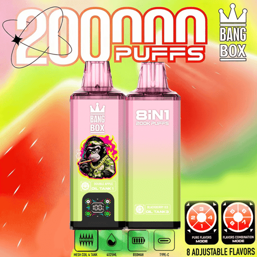 Bang Box 200K 8-in-1 Disposable Vape – 200,000 Puffs | Unlimited Flavor Rotation – Bild 6