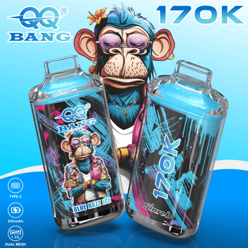 QQ Bang 170K Disposable Vape – 170,000 Puffs | Pure Flavor | Ultimate 170K Performance - Image 3