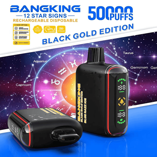 Bang King 12 Star Signs 50K Disposable Vape – 50,000 Puffs | Zodiac Edition | Single Flavor Mesh Coil Vape - Image 9