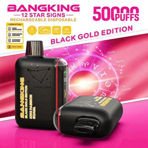 Bang King 12 Star Signs 50K Disposable Vape – 50,000 Puffs | Zodiac Edition | Single Flavor Mesh Coil Vape - Image 12