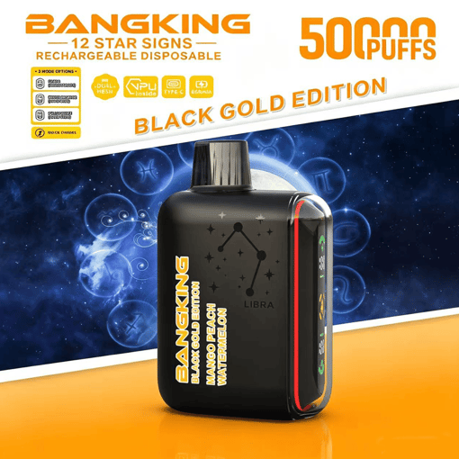 Bang King 12 Star Signs 50K Disposable Vape – 50,000 Puffs | Zodiac Edition | Single Flavor Mesh Coil Vape - Image 2