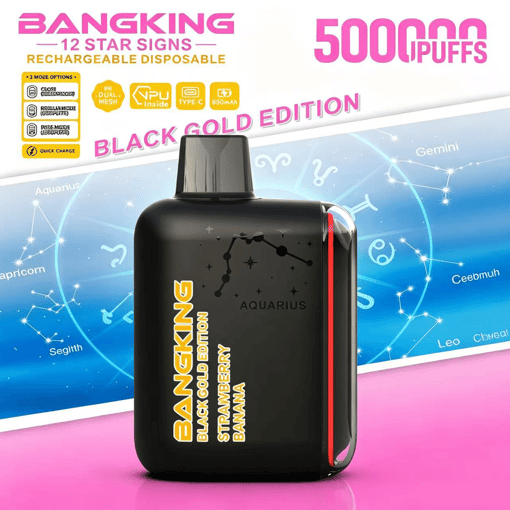 Bang King 12 Star Signs 50K Disposable Vape – 50,000 Puffs | Zodiac Edition | Single Flavor Mesh Coil Vape - Image 6