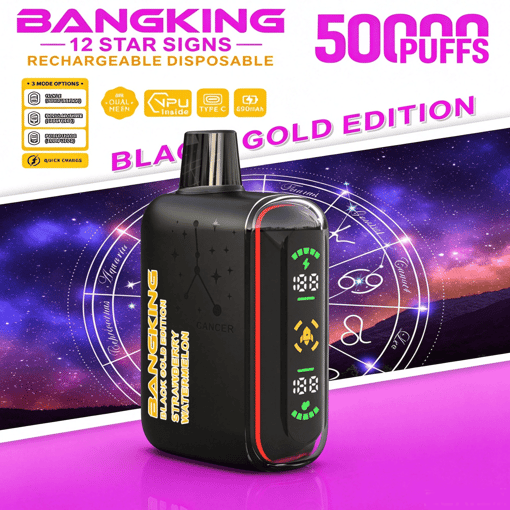 Bang King 12 Star Signs 50K Disposable Vape – 50,000 Puffs | Zodiac Edition | Single Flavor Mesh Coil Vape - Image 7
