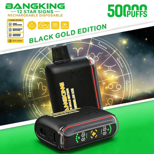 Bang King 12 Star Signs 50K Disposable Vape – 50,000 Puffs | Zodiac Edition | Single Flavor Mesh Coil Vape - Image 8