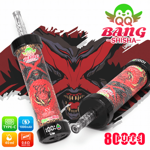QQ Bang Shisha 80K Disposable Vape – Up to 80,000 Puffs | Premium Shisha Hookah Style - Imagen 5