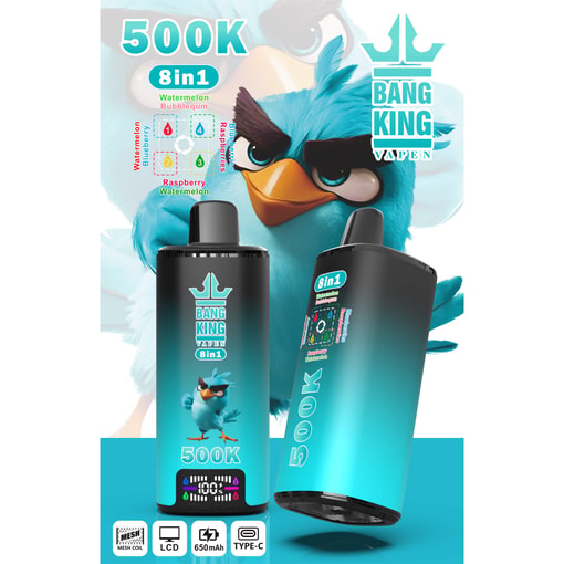 Bang King 500K 8-in-1 Angry Birds Edition Disposable Vape-500,000 Puffs | Switch Without Limits - Image 12