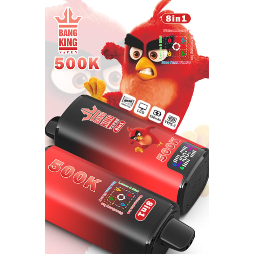 Bang King 500K 8-in-1 Angry Birds Edition Disposable Vape-500,000 Puffs | Switch Without Limits - Image 13